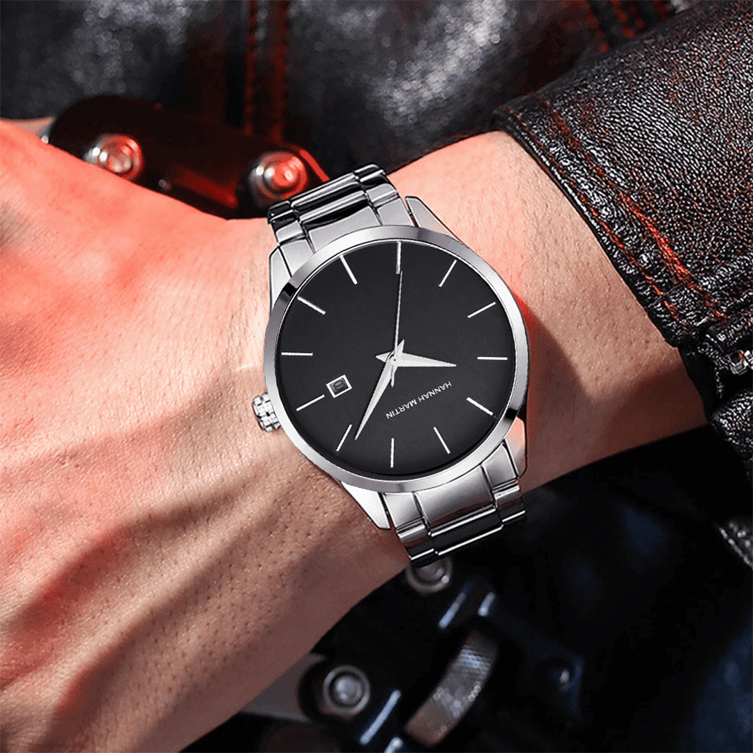 Relógio Rivietto Zenith no pulso masculino com look urbano e elegante