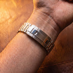Relógio Amsterdam 42mm Branco - Aço pulseira