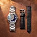 Relógio Astral 40mm Prata com as duas pulseiras
