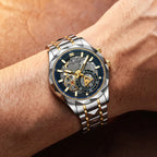 Relógio Barroco 41mm Azul no pulso