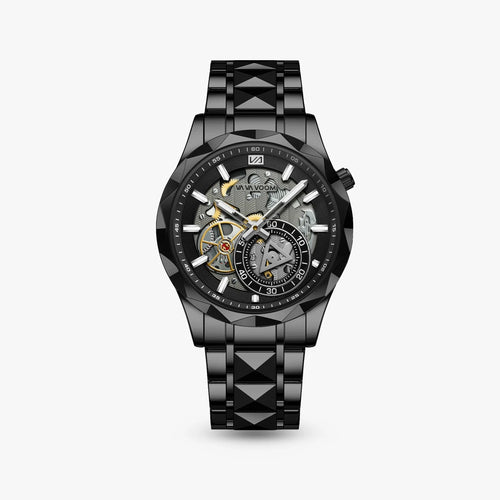 Relógio Barroco 41mm Todo Preto