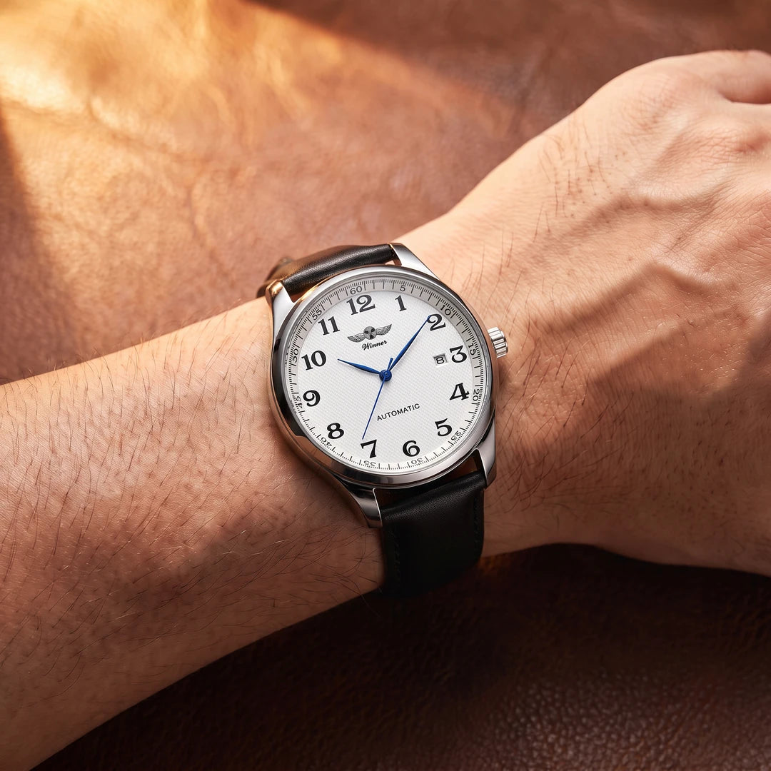 Relógio Cronare 40mm Branco no pulso