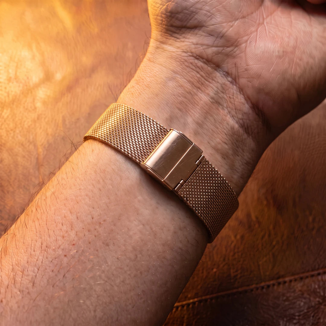 Relógio Diletto 40mm Rosê pulseira