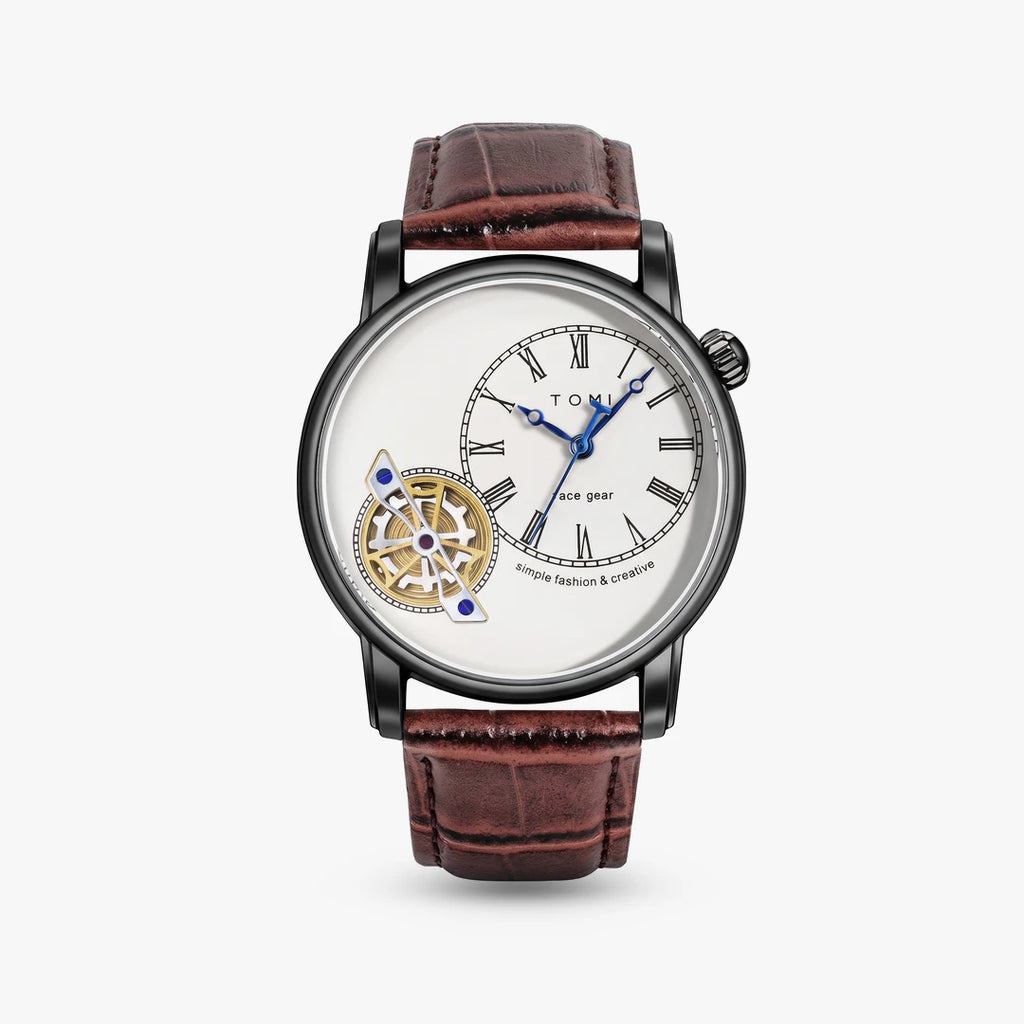 Relógio Doppio 42mm Branco e Preto