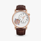 Relógio Doppio 42mm Branco e Rosê