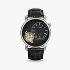 Relógio Doppio 42mm Preto e Prata