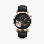 Relógio Doppio 42mm Preto e Rosê
