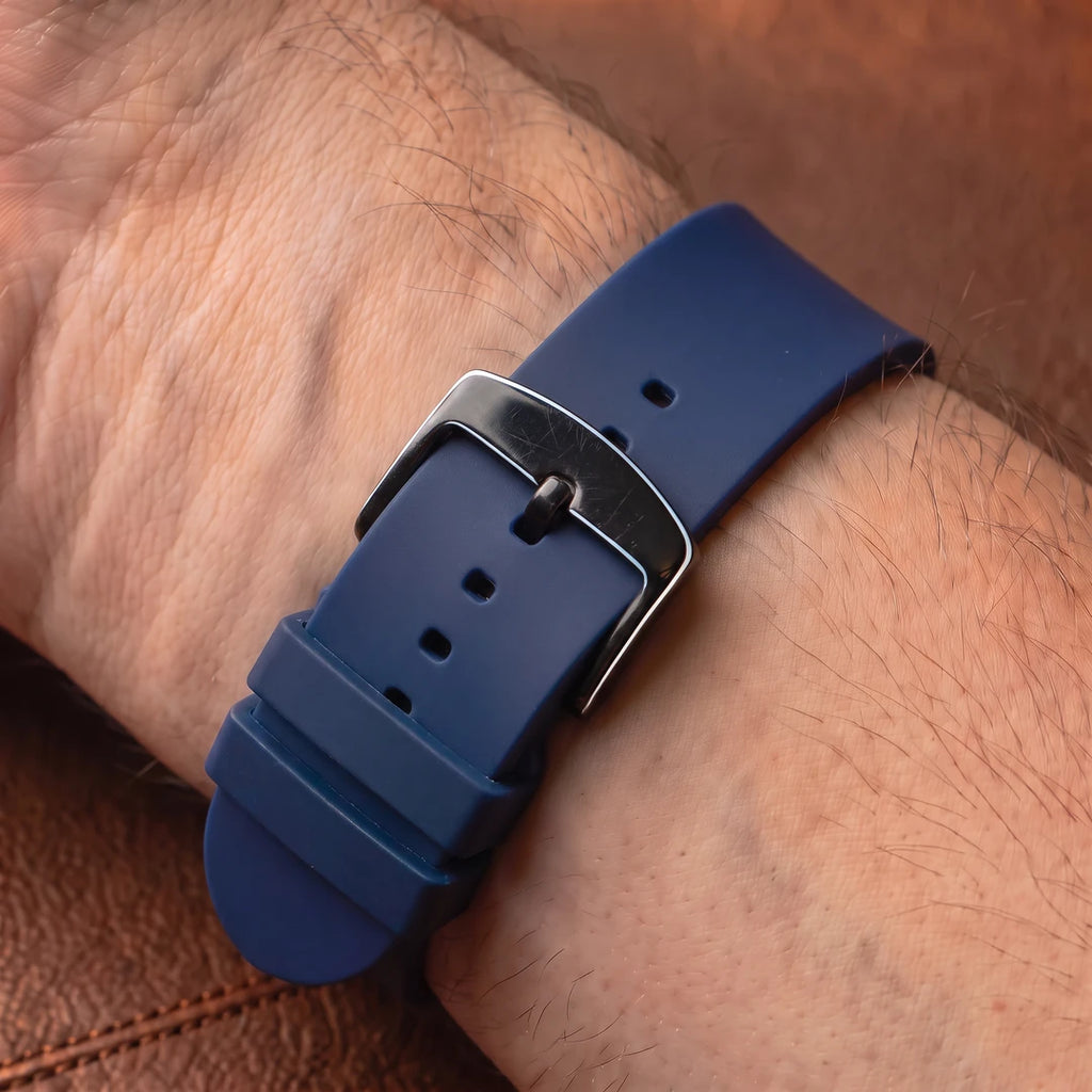 Relógio Glacial Azul Gelo pulseira