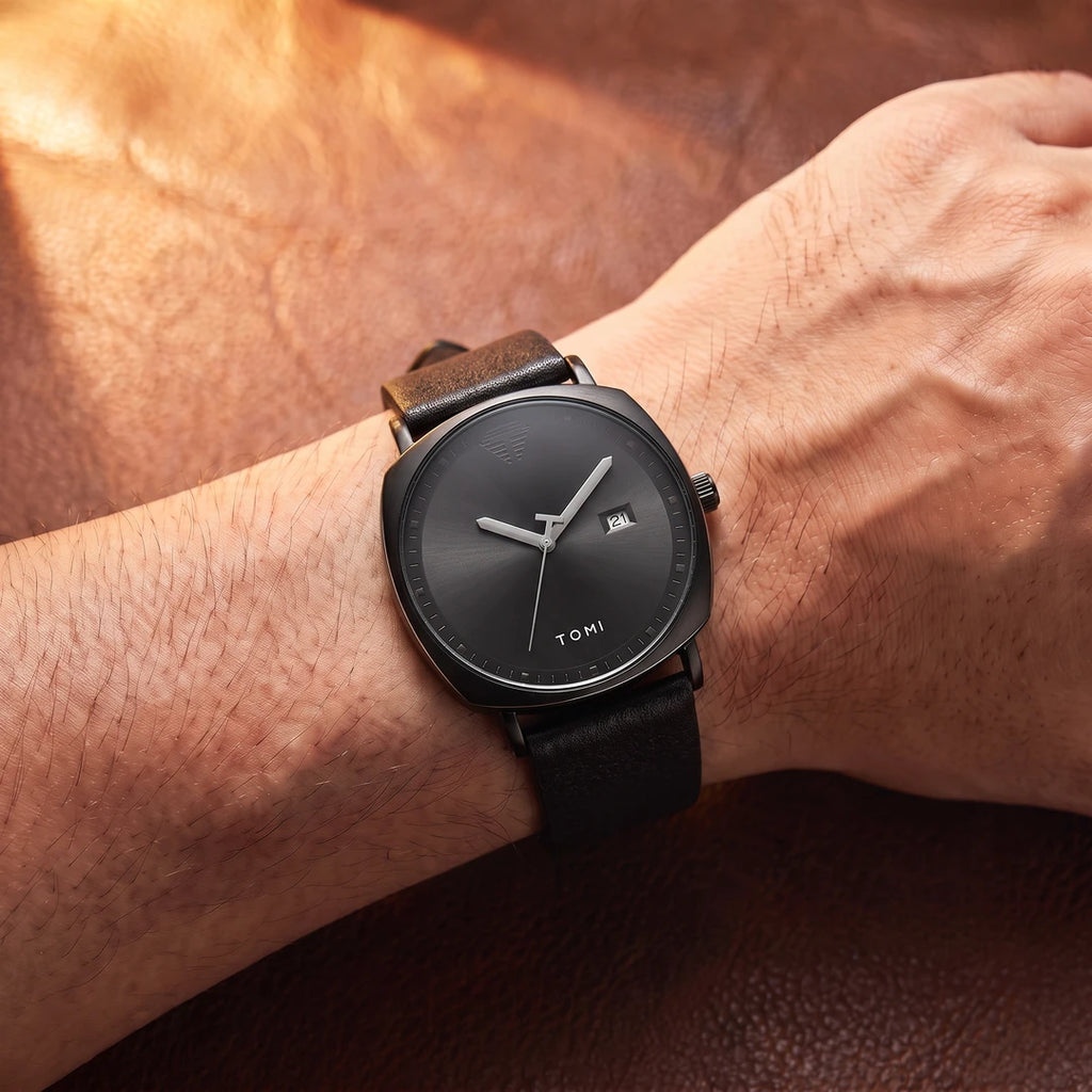 Relógio Lima 40mm Preto no pulso
