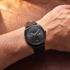 Relógio Lima 40mm Preto no pulso