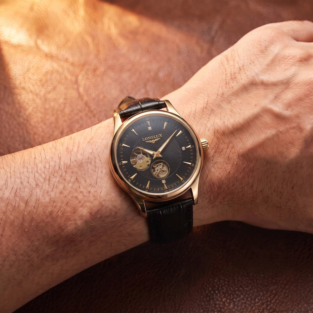 Relógio Lunare 41mm Nero no pulso