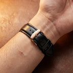 Madrid 42mm Marrom e Rose - detalhe da pulseira