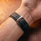 Relógio Oliva 41mm Preto e Rosê pulseira