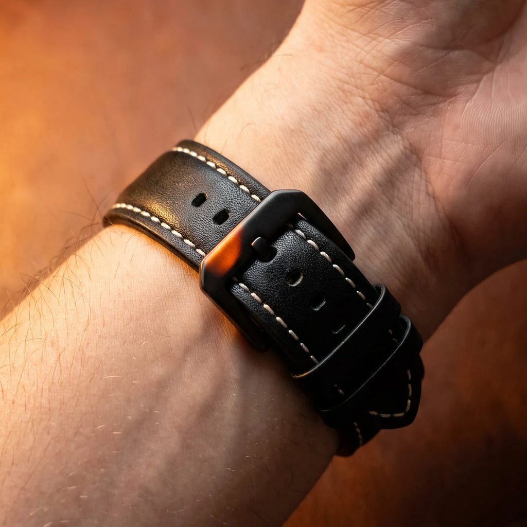 Sidney 42mm Preto - detalhe da pulseira
