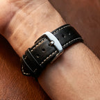 Sidney 42mm Preto e Prata - detalhe da pulseira