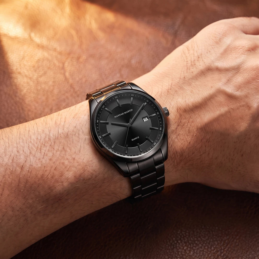Relógio Virtus 40mm Preto no pulso